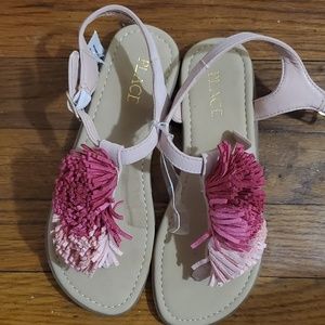 Children's Place Shoes - Children's Place pom pom sandals Children's Place Shoes - Children's Place pom pom sandals